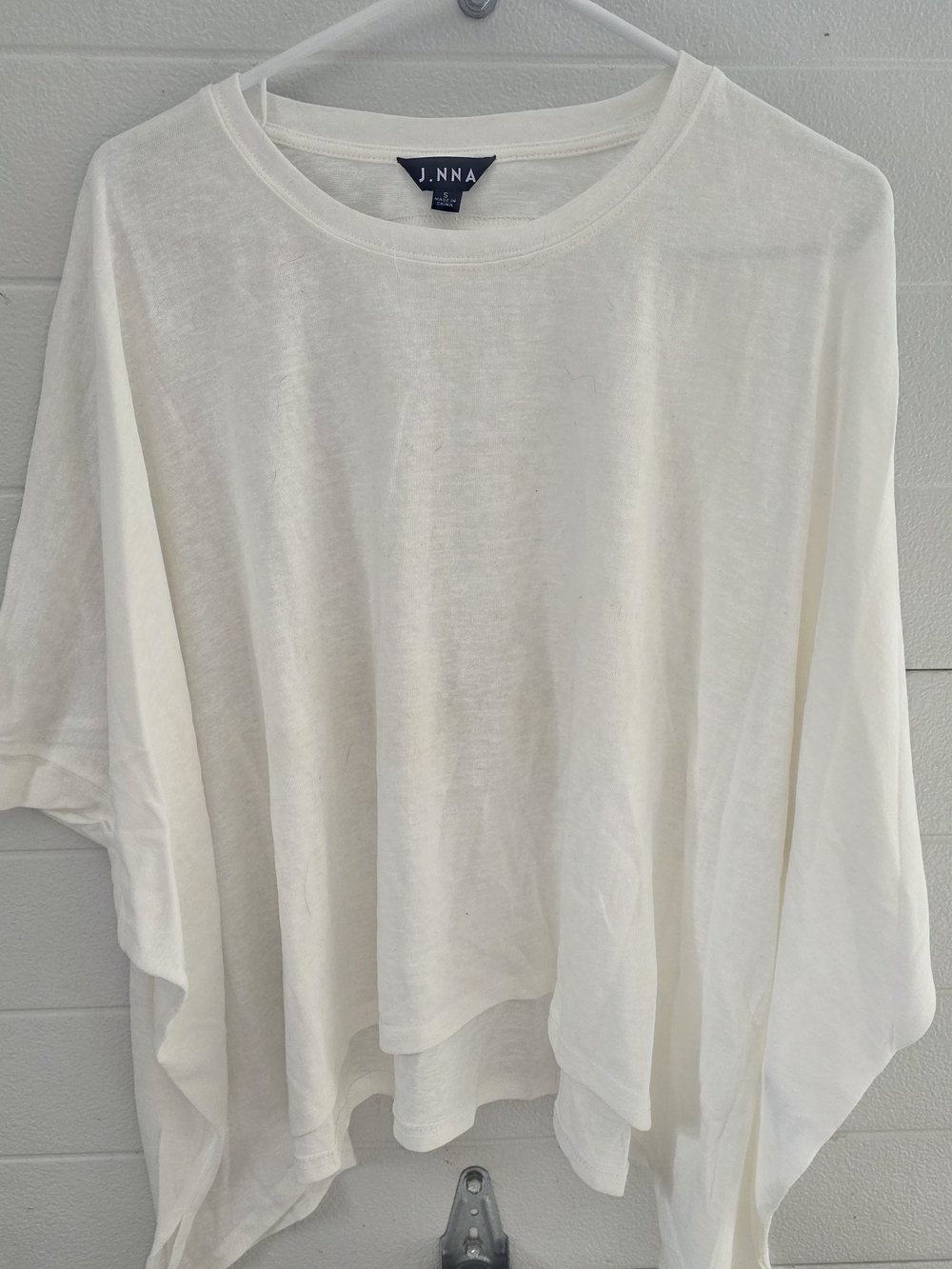 Relaxed White Short-Sleeve Boxy Tee